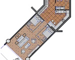 Видовой апартамент в Премиальном комплексе "АЮ-ДАГ Resort & SPA" 79,84 кв.м.