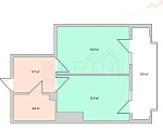 Уникальное предложение  в новом  жилом комплексе «Княжеский" –  квартира  в центре Ялты, площадью 49,3 м2!